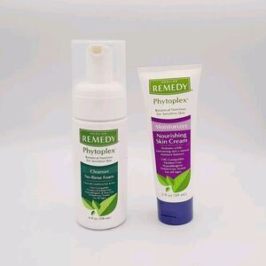 2 Medline Remedy Phytoplex Cleanser &  Nourishing Skin Cream 2 oz Travel Size